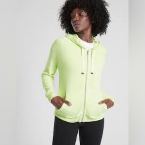 Athleta Sundown Hoodie Pale Lime